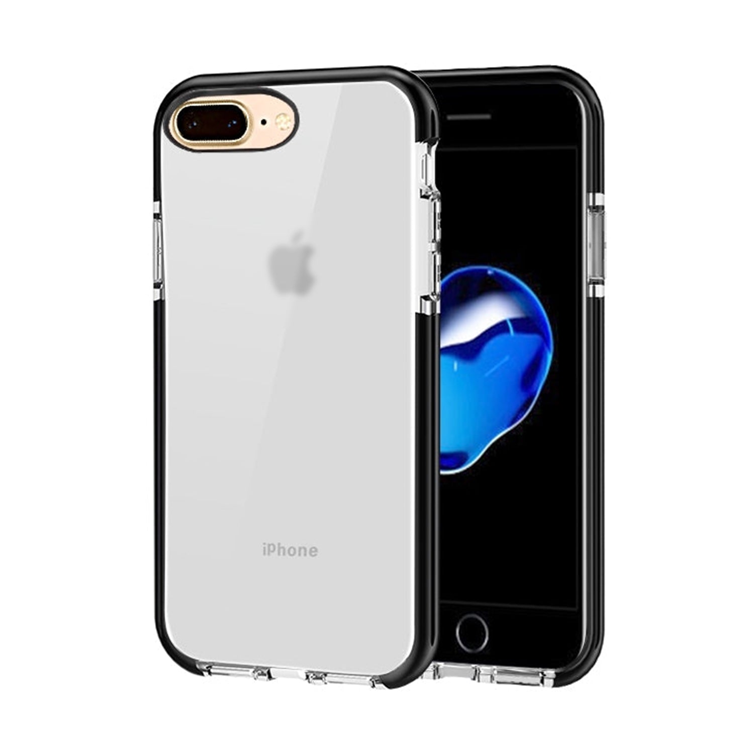 iPhone - 8 Plus /7 PlusTransparent TPU Case Shockproof Drop Resistant Case Cover