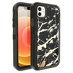 iPhone 11 (6.1")  Anti-Shock Durable Protective TPU Heavy Duty Marble Clear Case