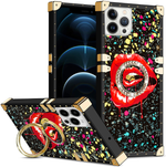 iPhone 13 Pro Max TPU luxury  fashion case with kickstand case