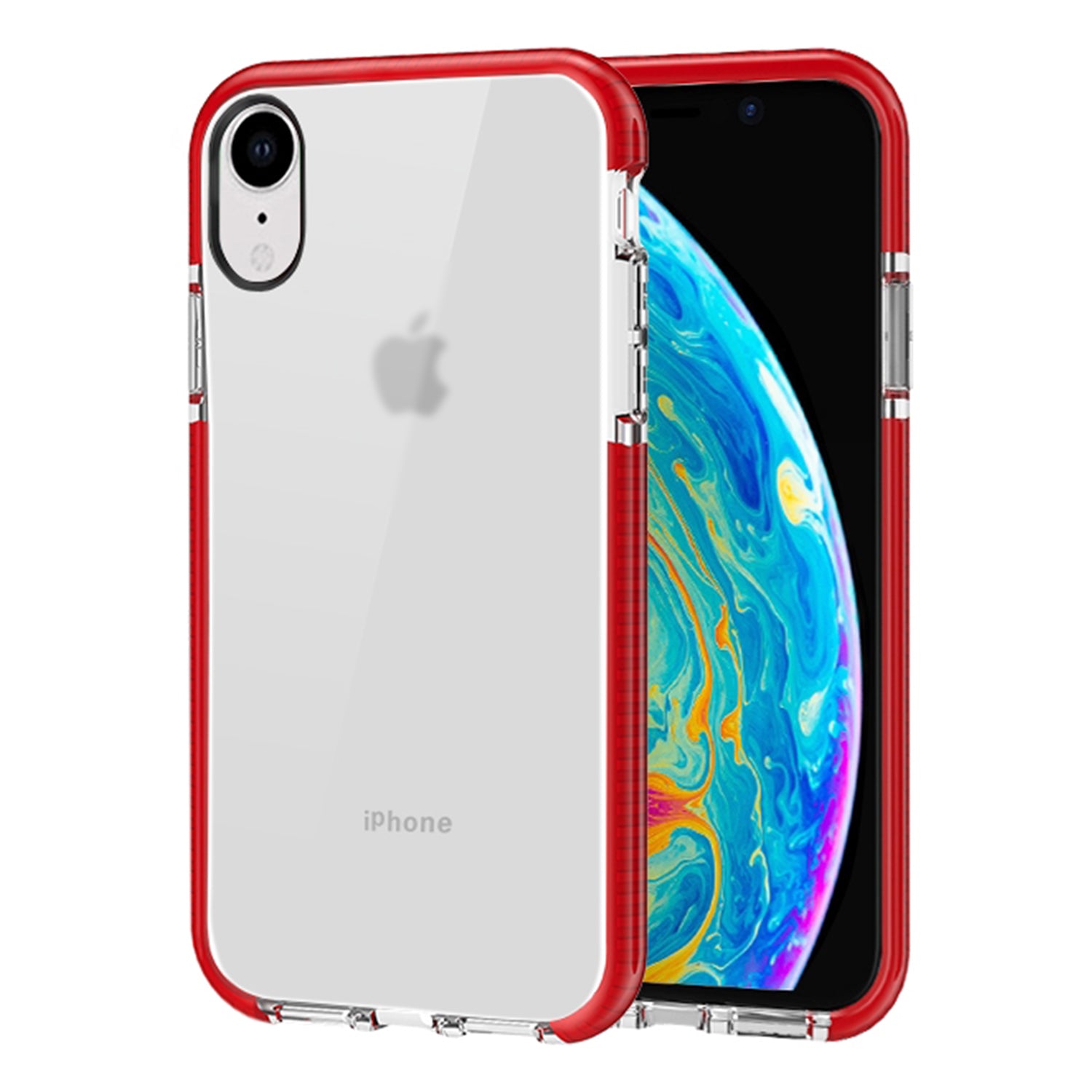 iPhone XR (6.1") Transparent Clear TPU Case