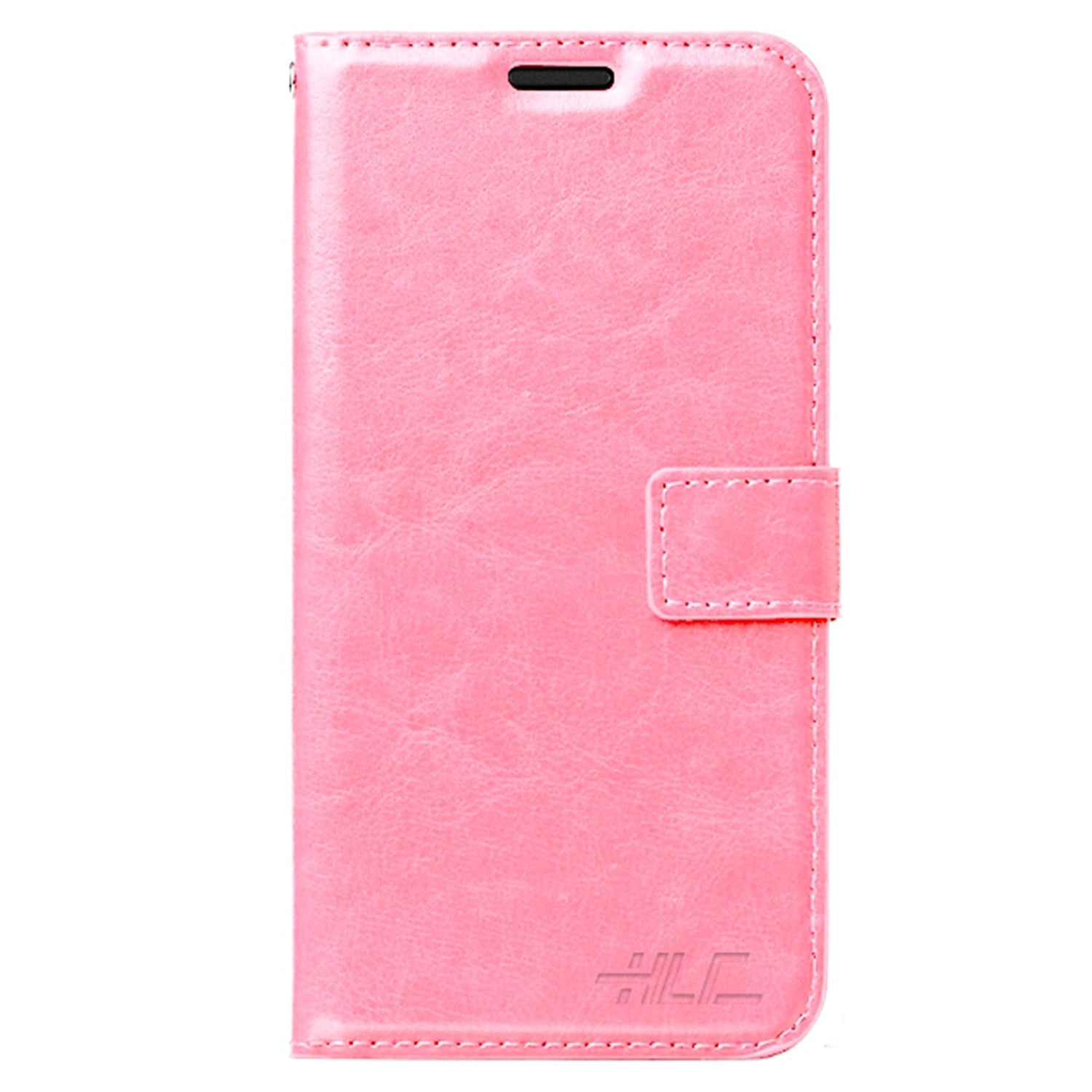 iPhone 11 Pro (5.8") Plain Leather Wallet Case Compatible