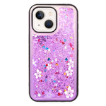 iPhone 13 Diamond inlaid on both sides, colorful butterfly quicksand  case