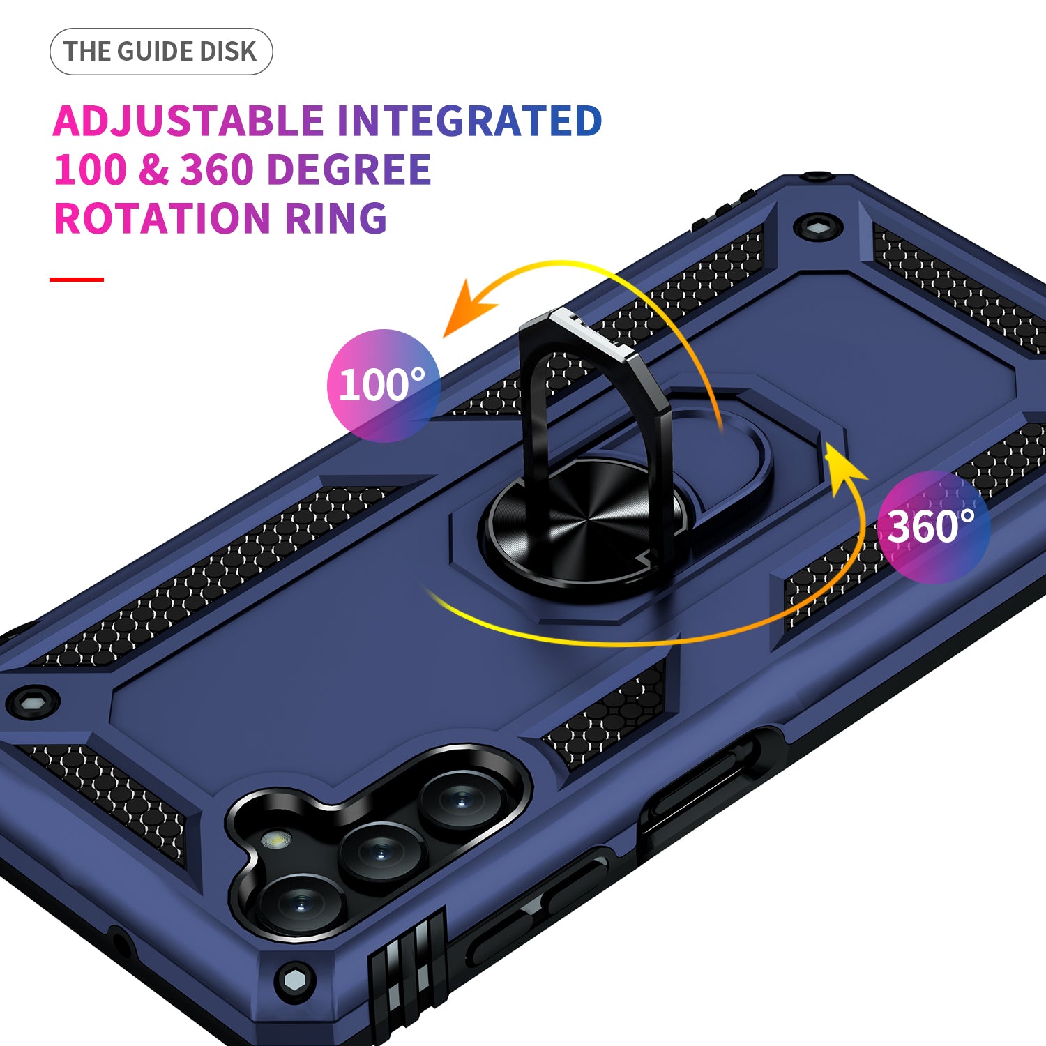 Samsung Galaxy A34 Ring Magnetic GPS car mount Phone Holder Case