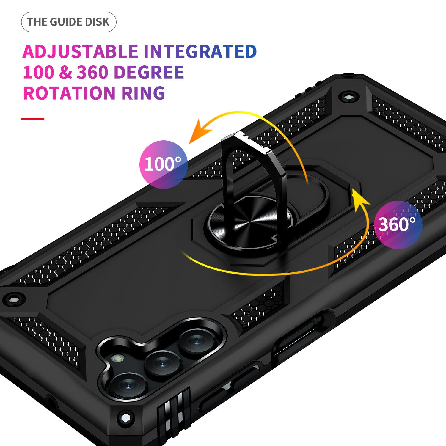 Samsung Galaxy A34 Ring Magnetic GPS car mount Phone Holder Case