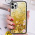 iPhone 13 Pro Max Diamond inlaid on both sides, colorful butterfly quicksand  case