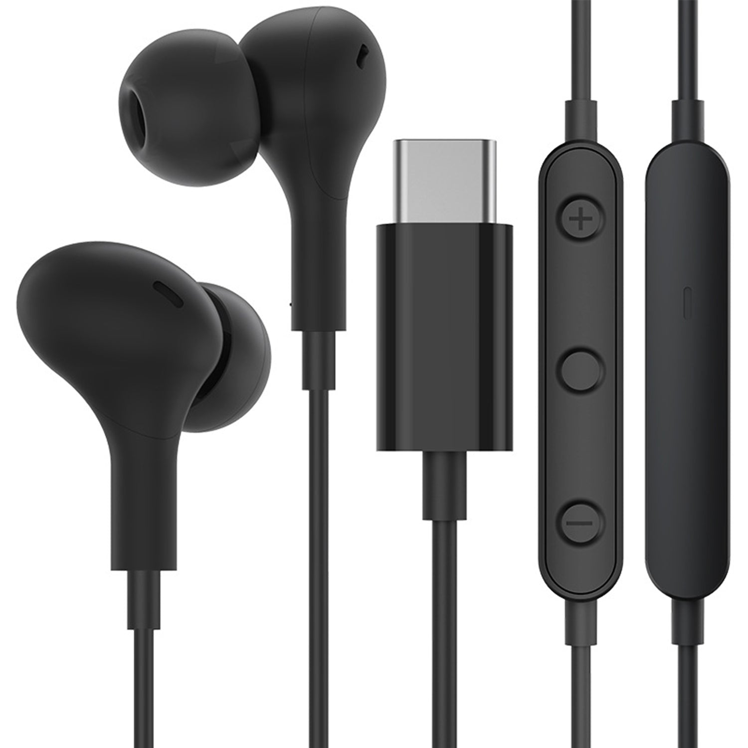 Type-c in ear Magnetic absorption wired headset