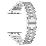 42/44/45mm Alloy jewelry watch band inlaid with diamonds for i-Watch SE/7/6/5/4/3/2/1