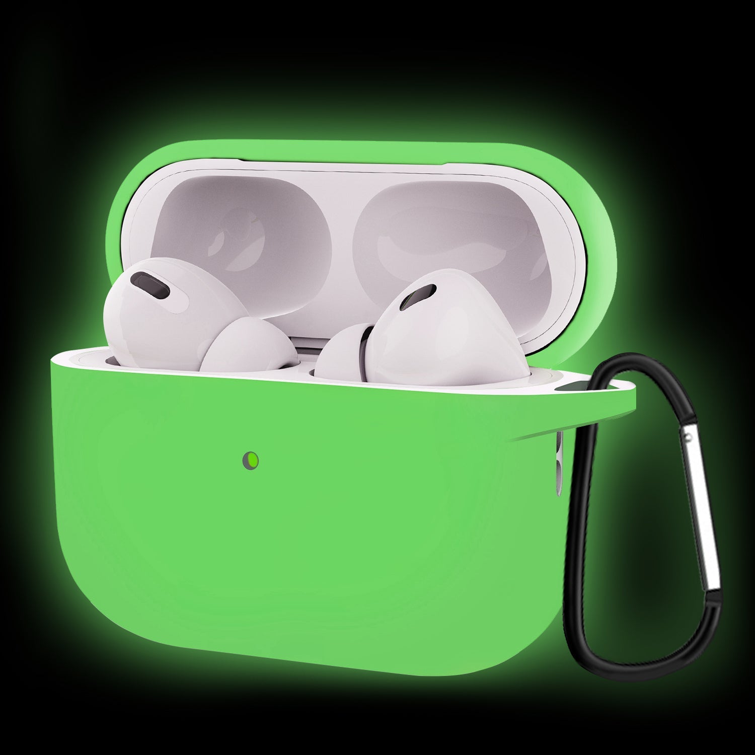 AirPods Pro (2) Case Cover with Carabiner Silicone Compatible with Apple AirPods Pro 2022