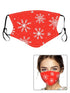 Dust-proof and cold-proof fashionable Christmas mask - Red