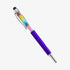 Capacitive Touch Screen Ballpoint Pen Cute Rainbow Diamond Crystal Ball Pens School Writing Supplies - Transparent Blue