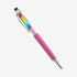 Capacitive Touch Screen Ballpoint Pen Cute Rainbow Diamond Crystal Ball Pens School Writing Supplies - Hot Pink