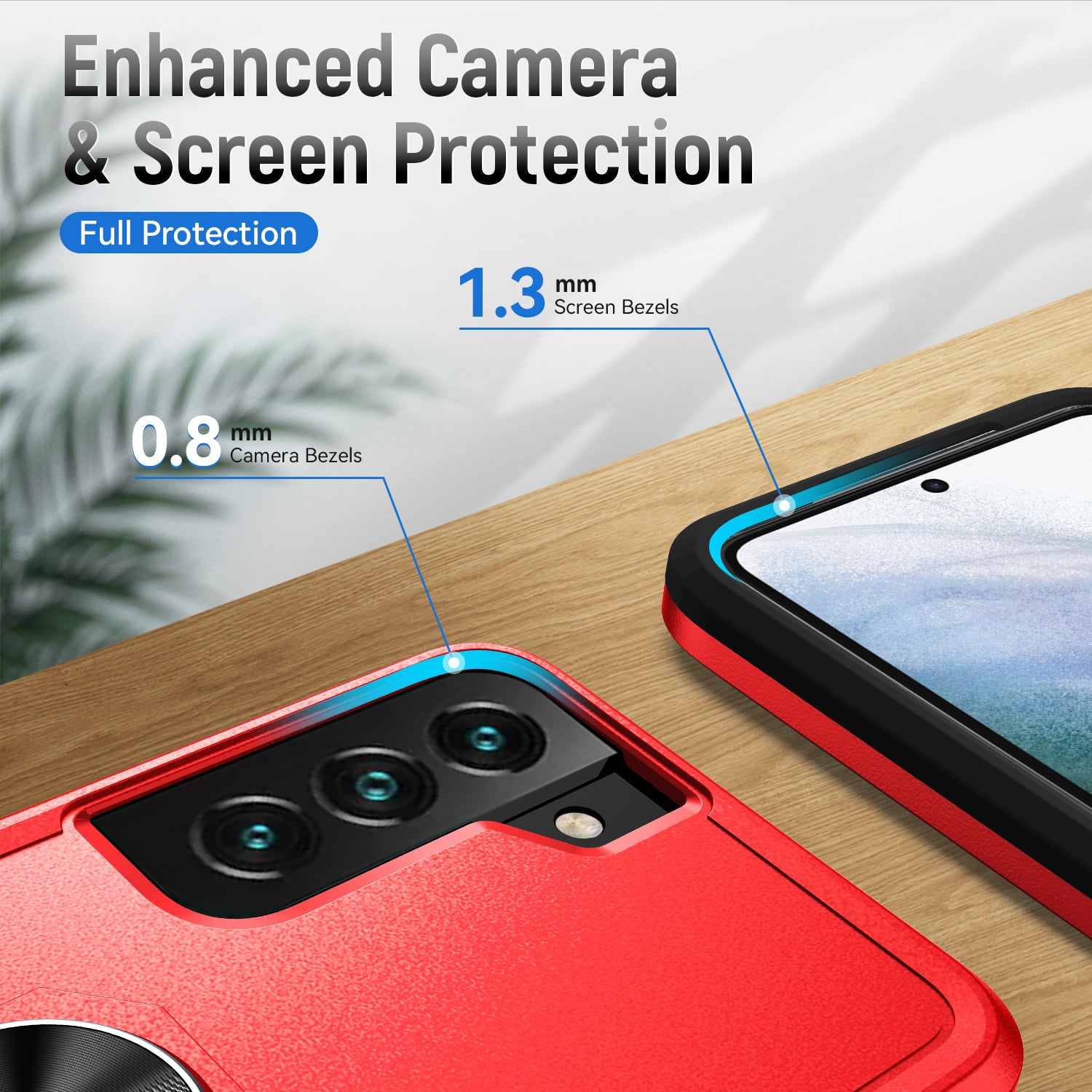 Samsung Galaxy S22 Plus Kickstand fully protected heavy-duty shockproof case