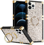 iPhone 13 Pro Max TPU Luxury Leopard Print with Kickstand for iPhone Fashion Case