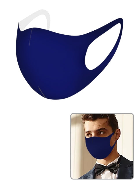 Unisex Cool Washable Reusable Face Mask Fashion Adult Anti Dust - Blue