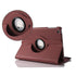 360 Degrees Rotating Leather Standing Case for iPad Mini 4