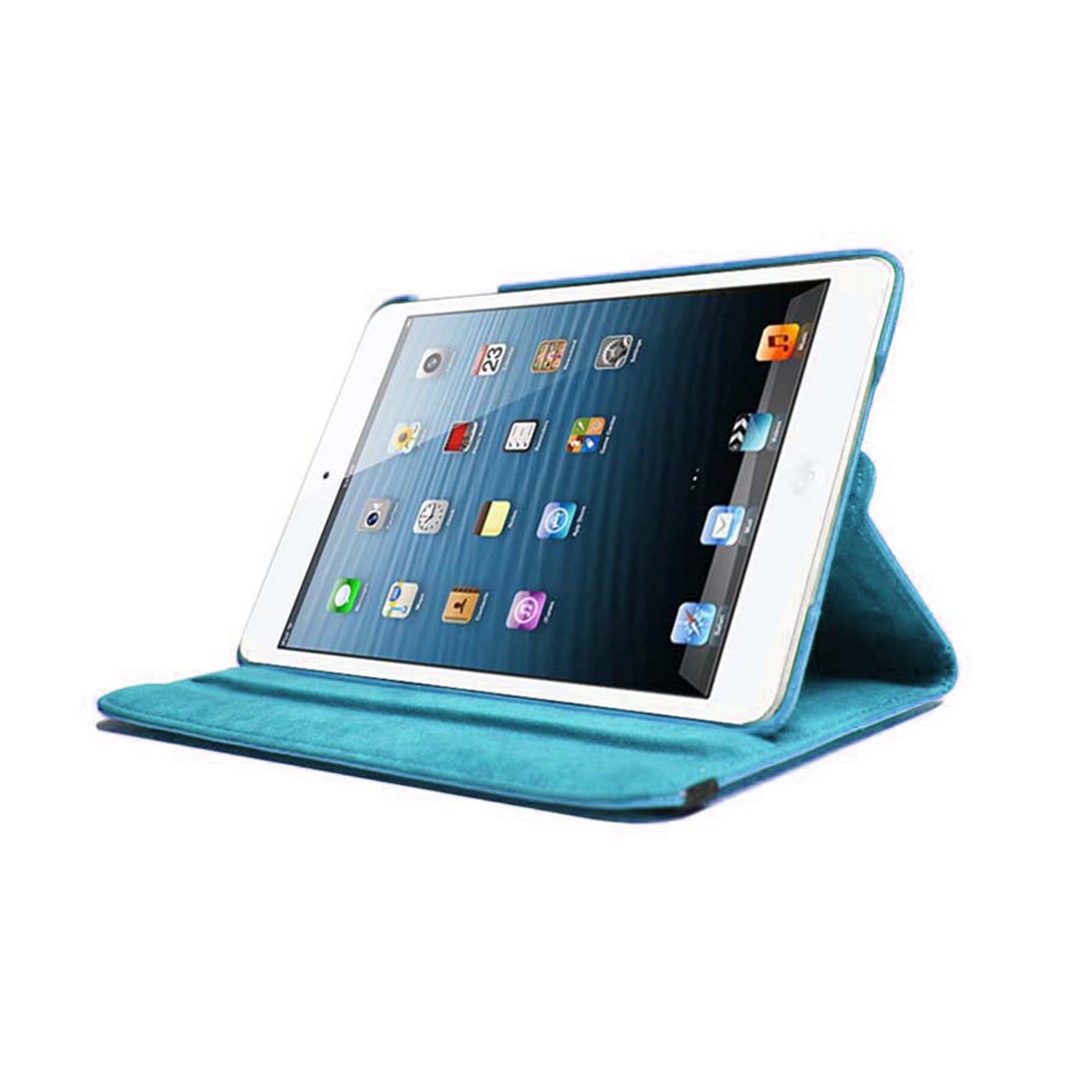 360 Degrees Rotating Leather Standing Case for iPad Mini 4