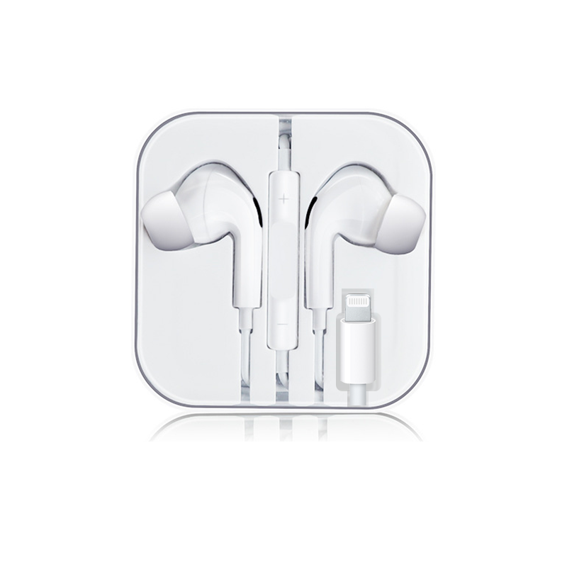 Soft Earbuds with Mic and Volume Control for iPhone 12 /11 /XS /8 /8 Plus /7 /7 Plus