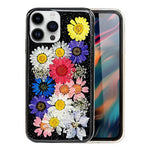 iPhone 13 Pro Max Soft Plastic Fashion Colorful Flowers Design Case