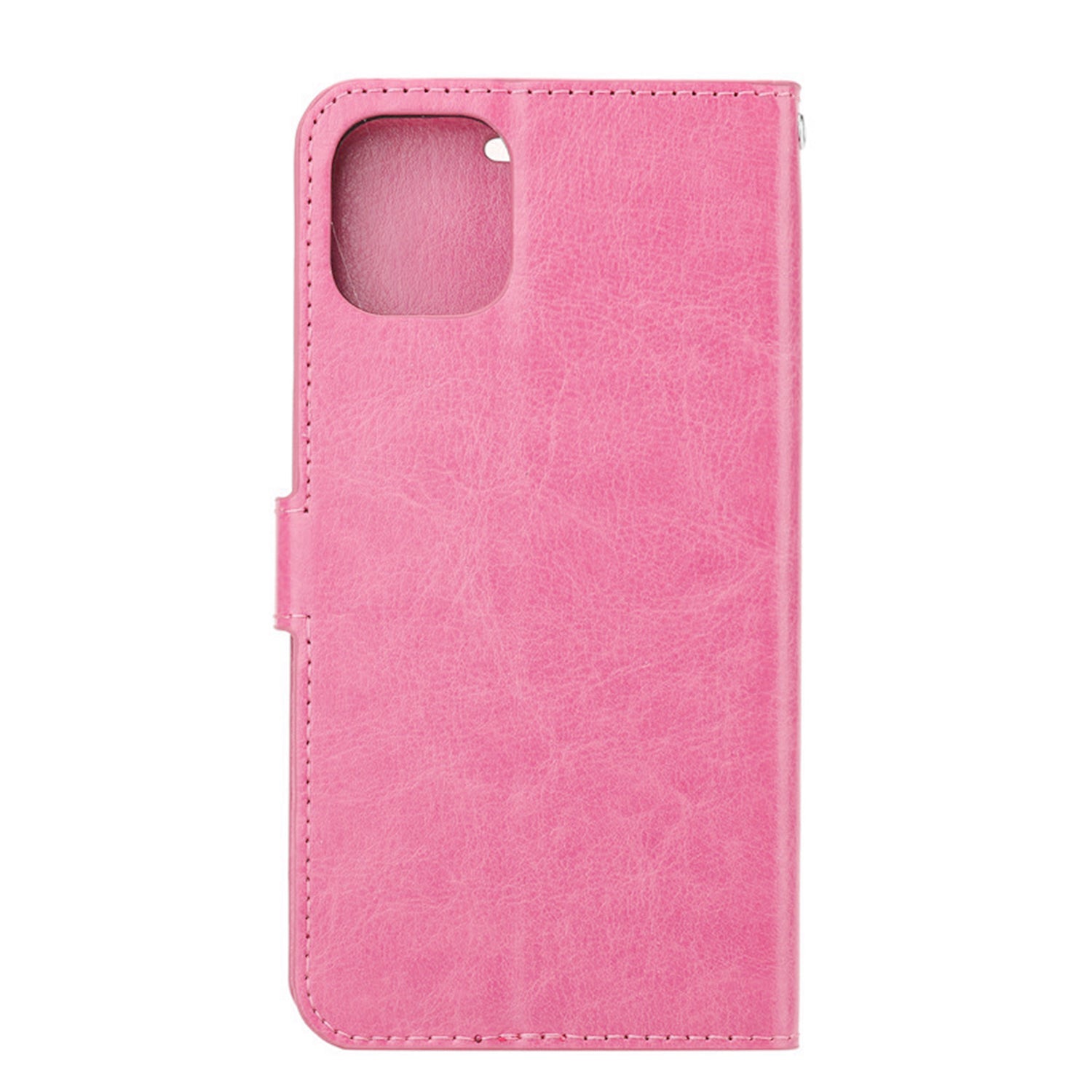 iPhone 11 Pro Max (6.5") Plain Leather Wallet Case