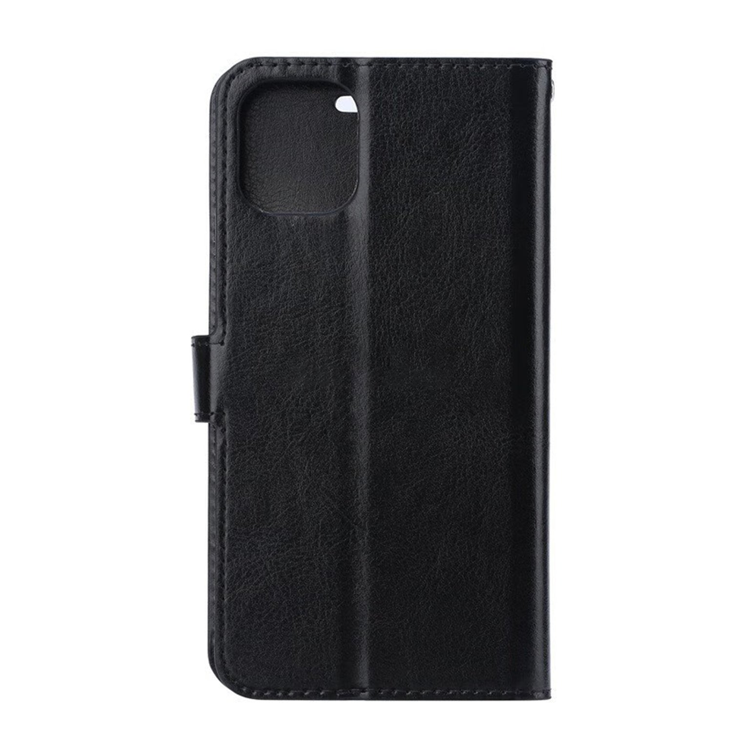 iPhone 11 Pro Max (6.5") Plain Leather Wallet Case