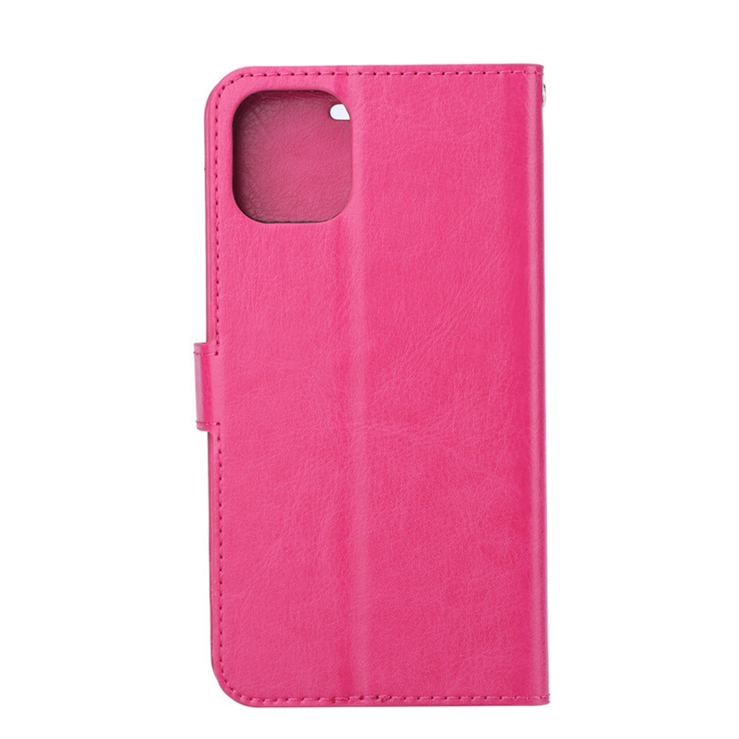 iPhone 11 (6.1") Plain Leather Wallet Case