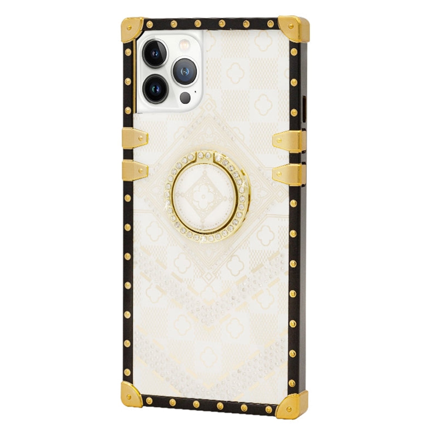 iPhone 13 Pro TPU Luxury printing diamond Fashion Case with Kickstand