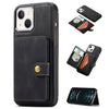 iPhone 14/13 Magnetic 2 in1 Leather Card Bag Case and Removable Back Cover