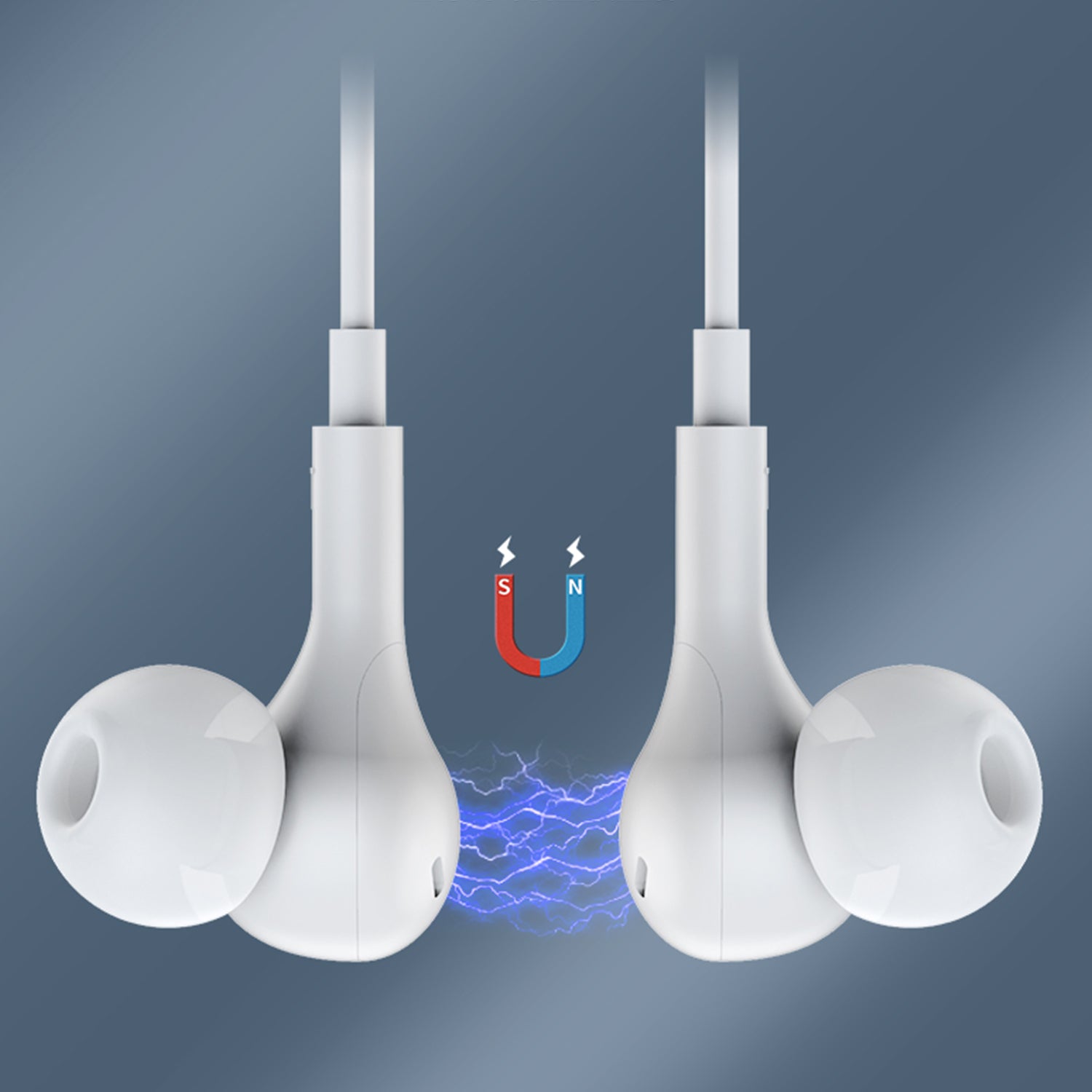 Type-c in ear Magnetic absorption wired headset