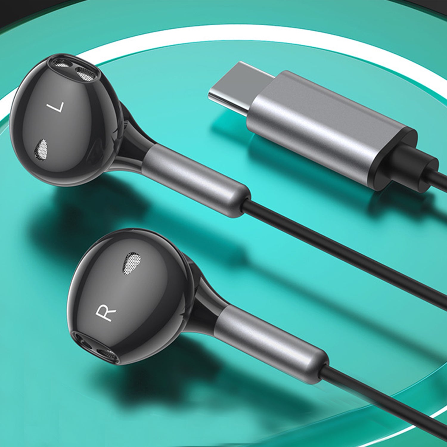 Type-c in ear wired headset