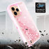 iPhone 13 Pro Max Transparent Floating Glitter Heavy Duty Case