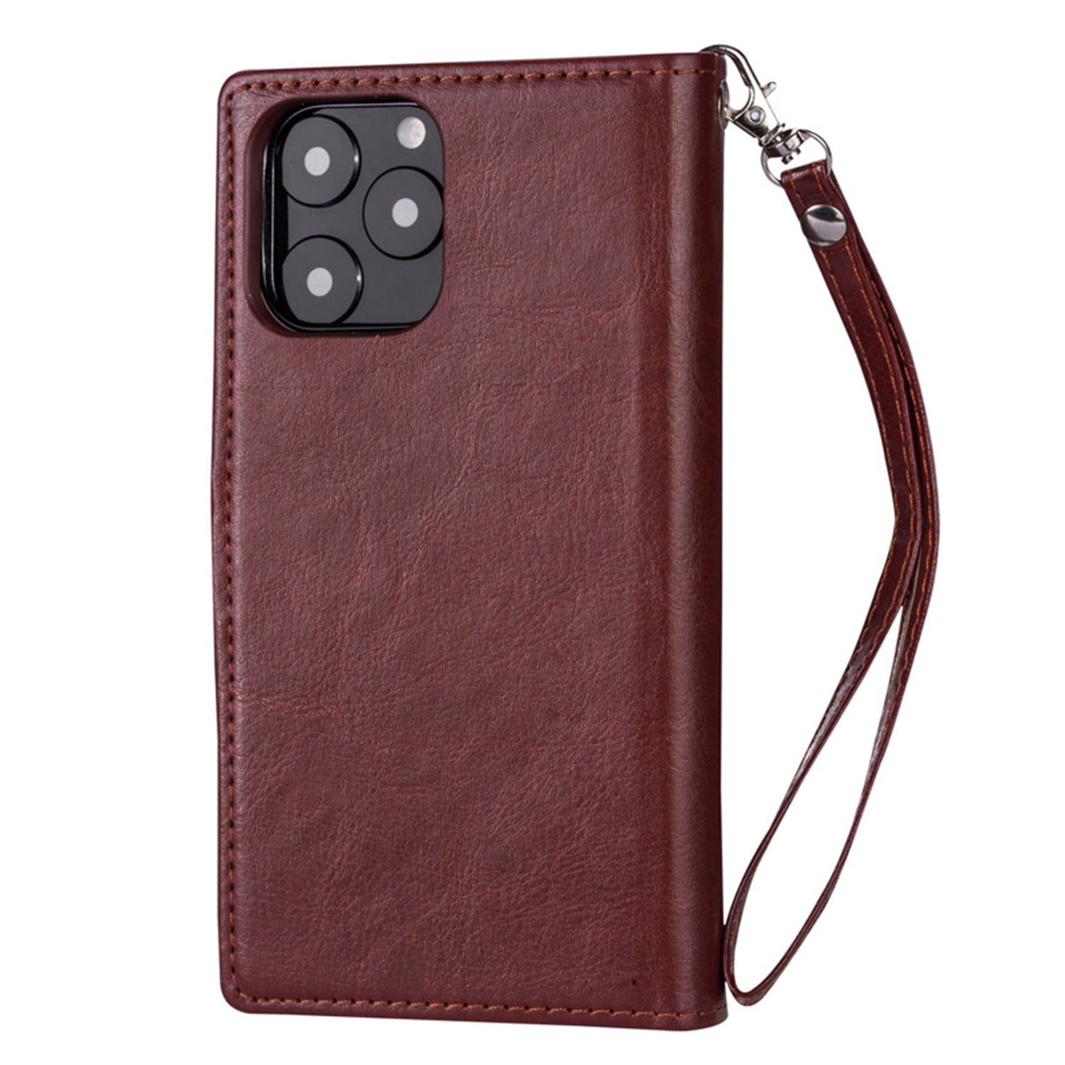 iPhone 11 Pro (5.8") 2 in 1 Leather Wallet Case With 9 Credit Card Slots and Removable Back Cover 