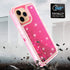 iPhone 12 Pro Max (6.7") Transparent Floating Glitter Heavy Duty Case