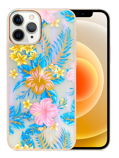 iPhone 11 Pro Max(6.5'') TPU painted fashion flower case