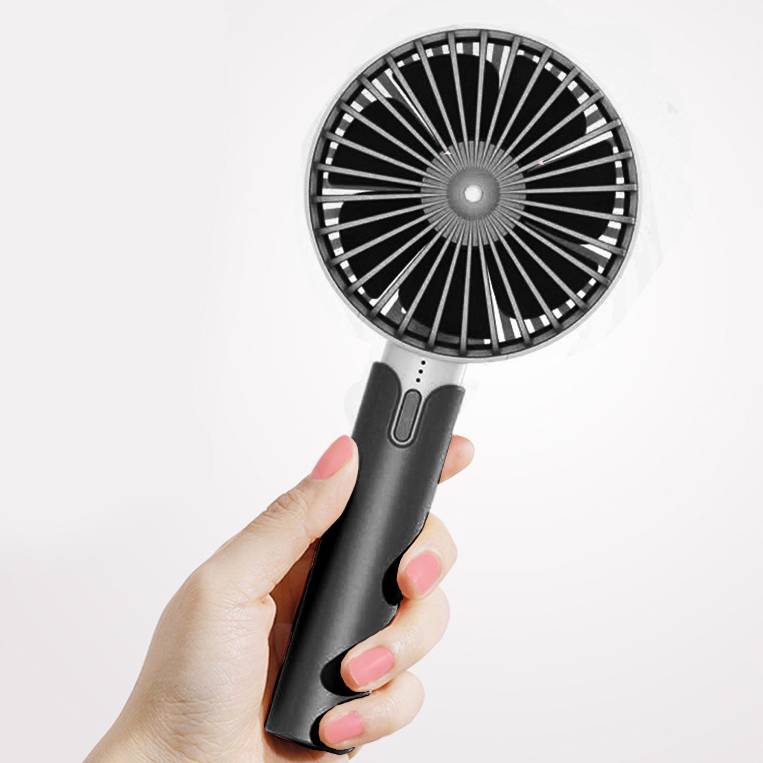 New Portable USB Rechargeable Cooling Personal Fan- Black