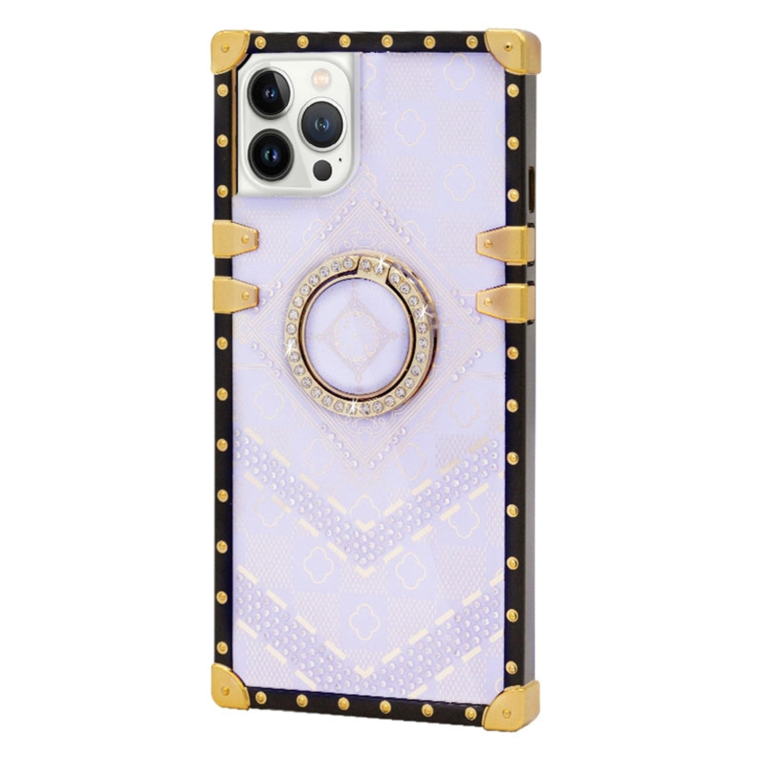 iPhone 13 Pro TPU Luxury printing diamond Fashion Case with Kickstand