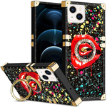 TPU luxury fashion case with kickstand for iPhone 13 mini