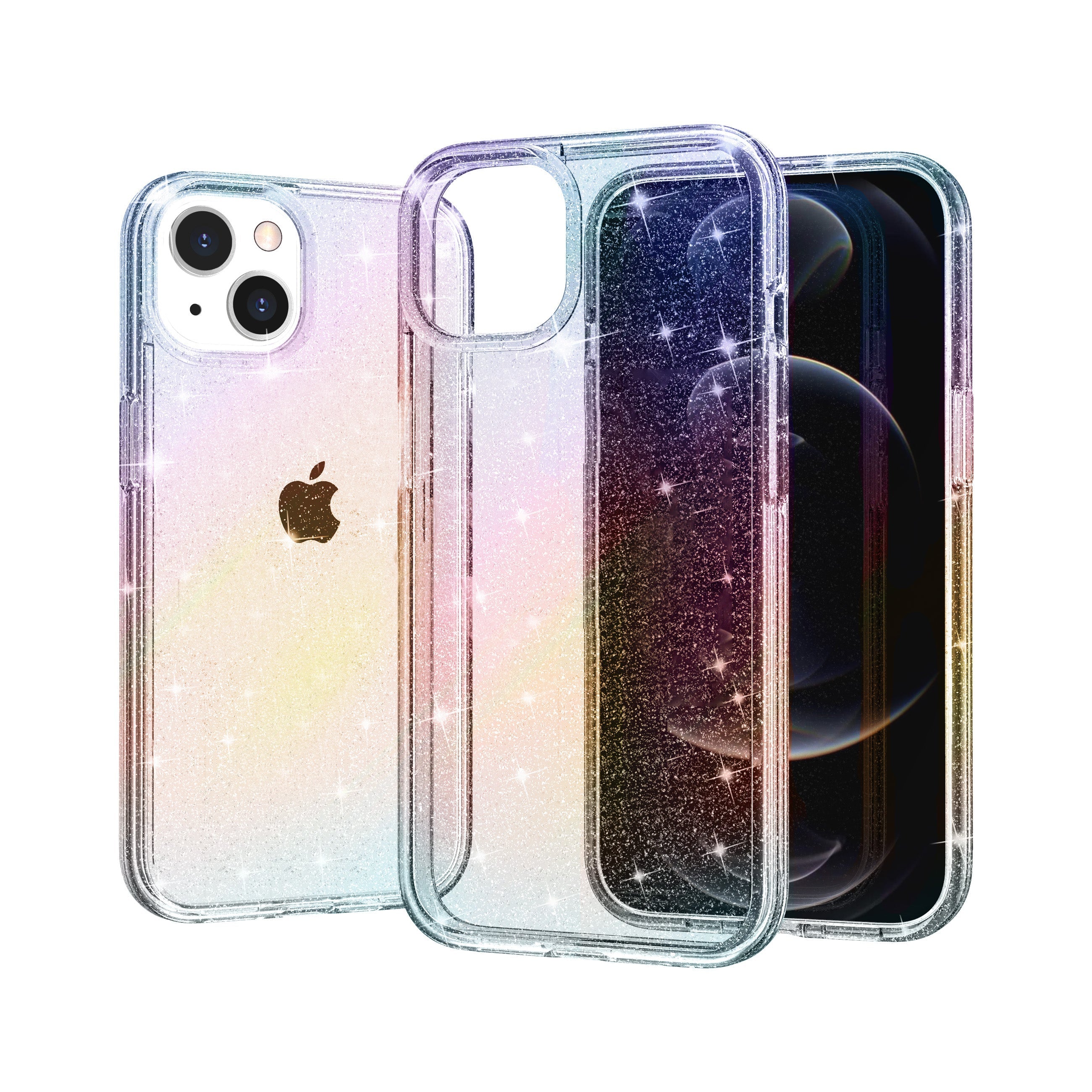 iPhone 14 Plus gradient shiny transparency Case