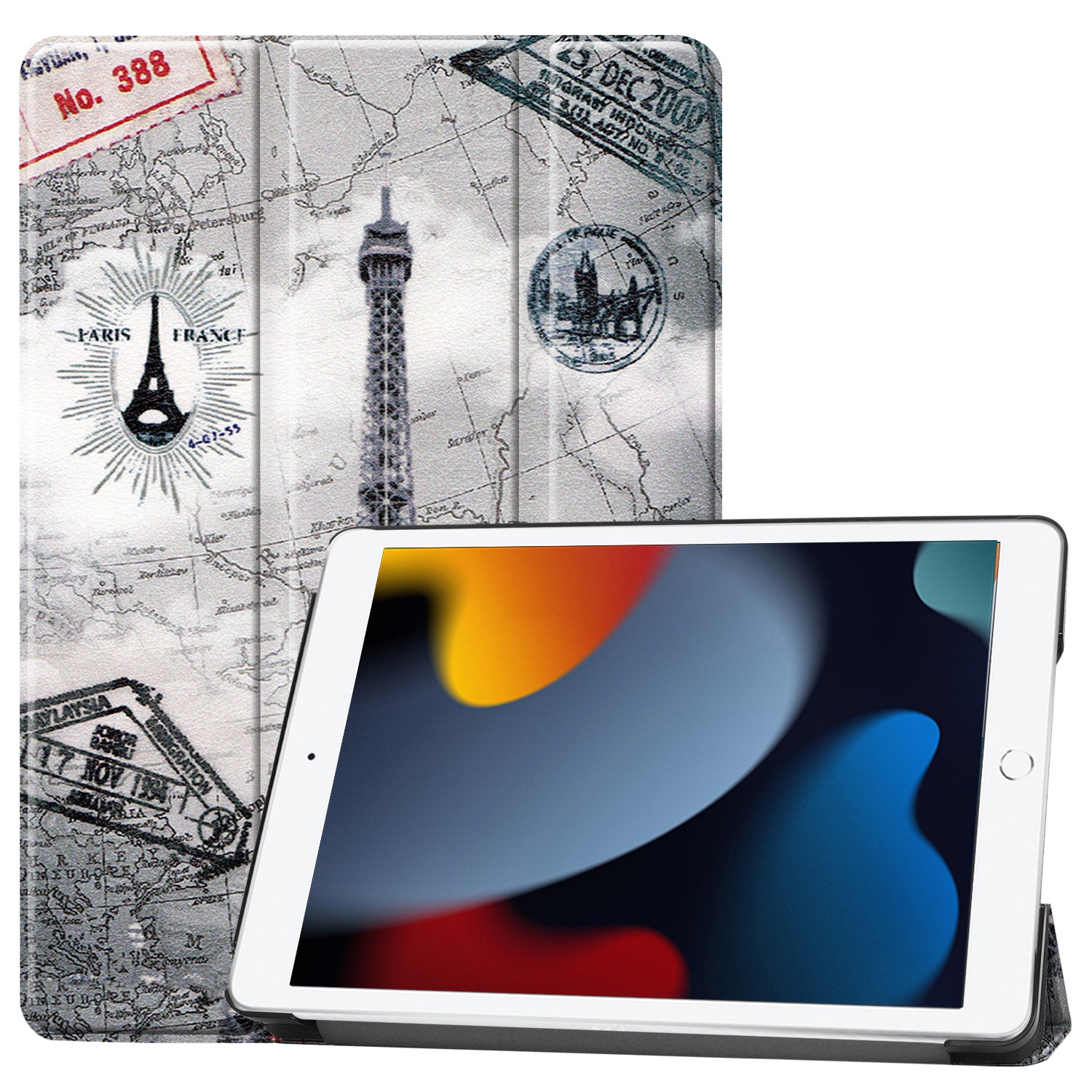 Painted smart folio for iPad mini 6(8.3")