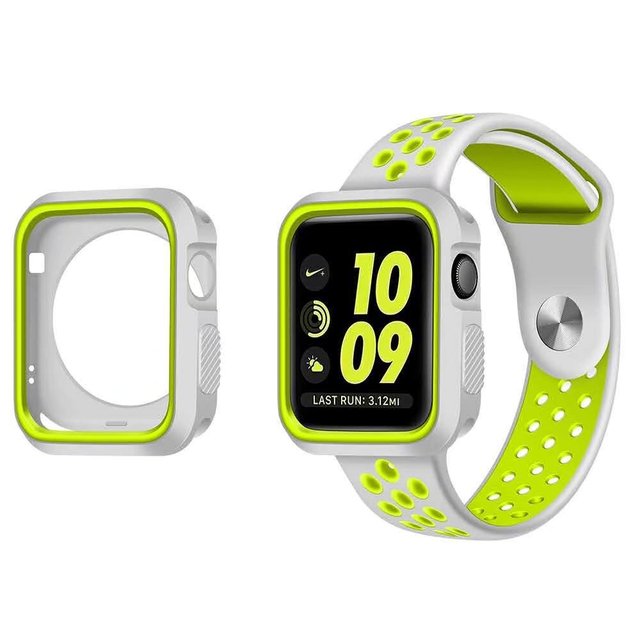 38mm Two color TPU soft case for Apple Watch  Series 3/2/1