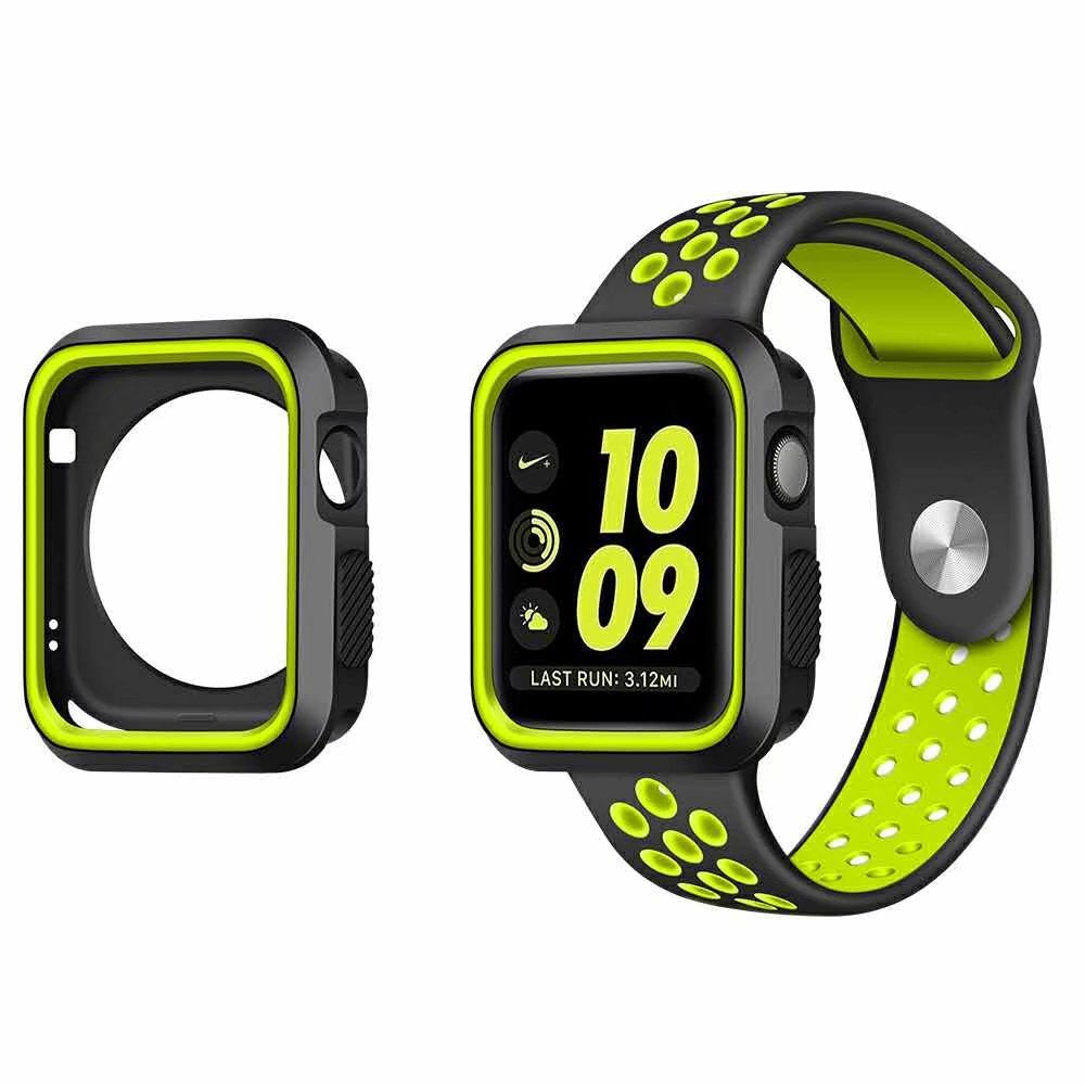 38mm Two color TPU soft case for Apple Watch  Series 3/2/1