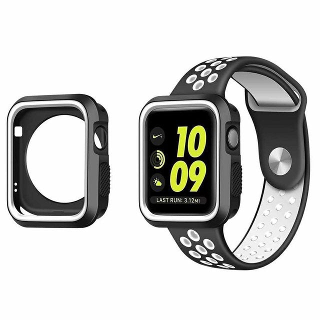 44mm Two color TPU soft case for Apple Watch  Series SE/6/5/4