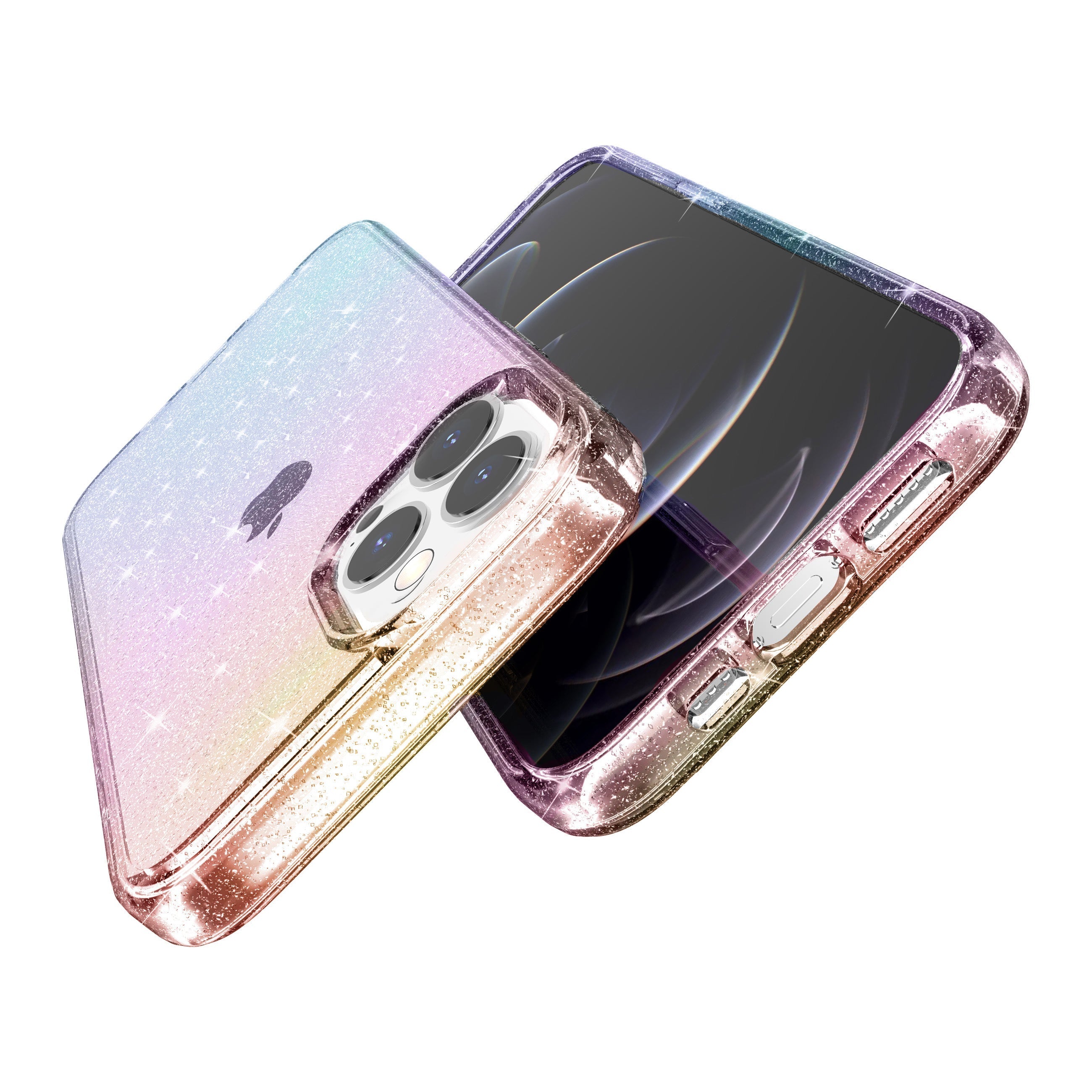 iPhone 14 Pro Max gradient shiny transparency Case