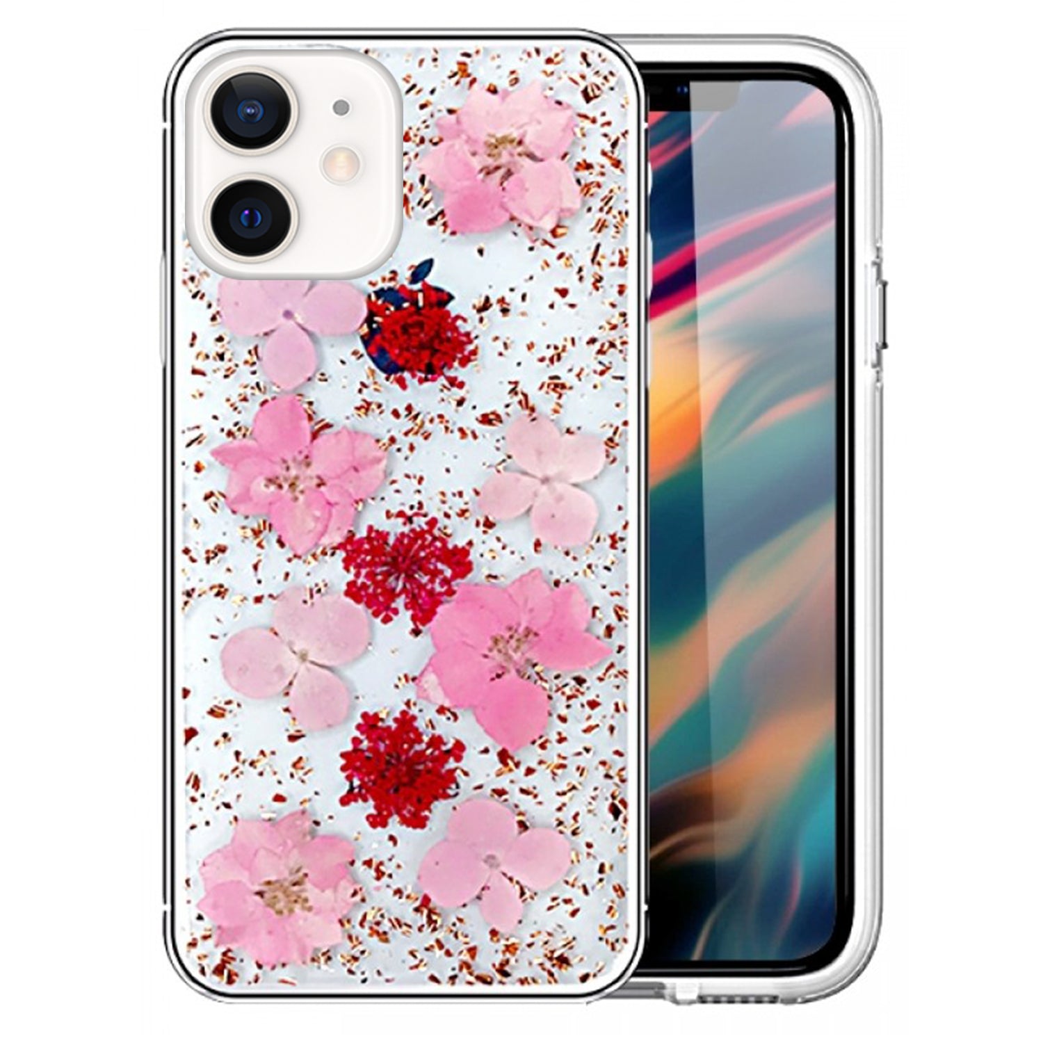 Soft Plastic Fashion Colorful Flowers Design Case for iPhone 11 (6.1")