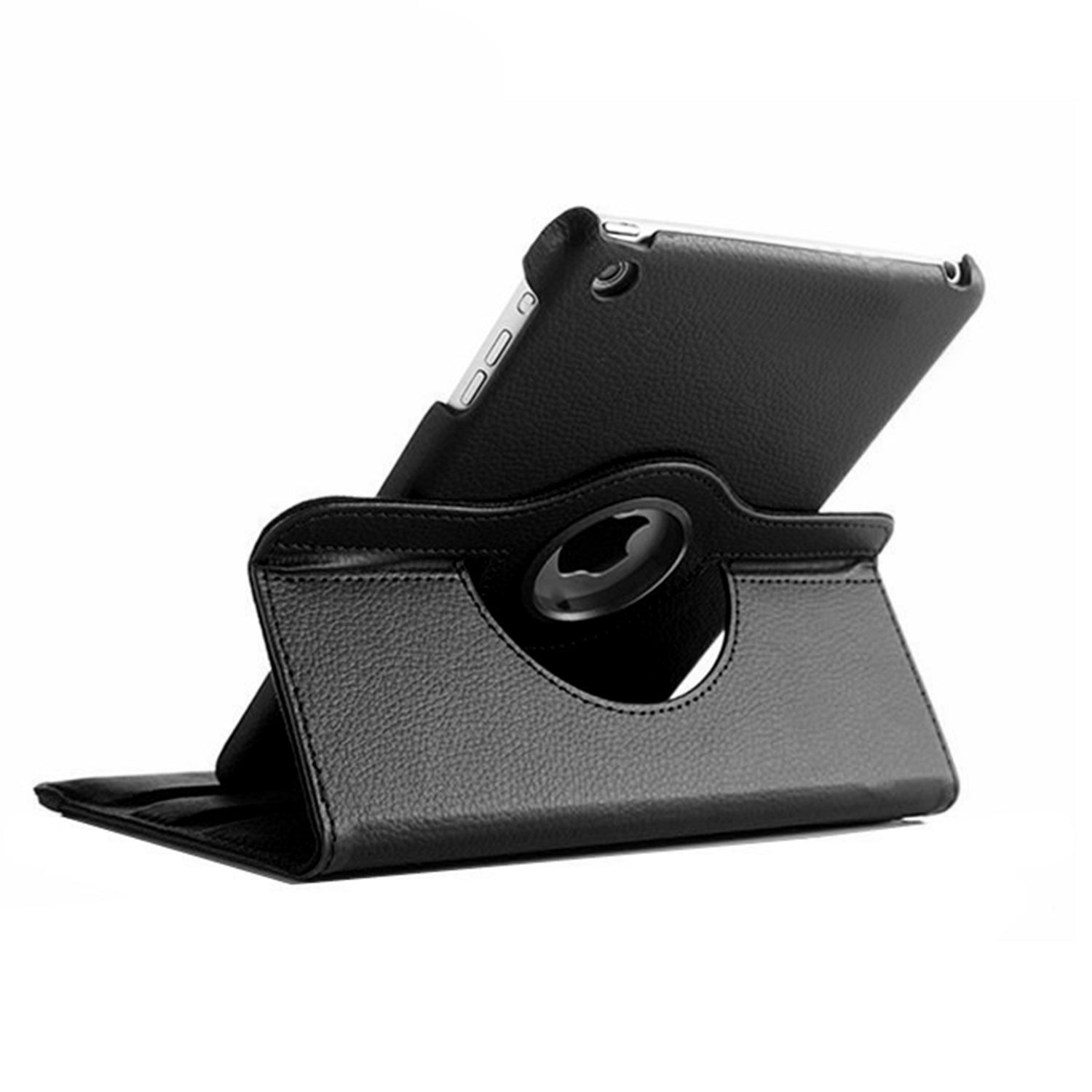 360 Degrees Rotating Leather Standing Case for iPad Mini 3