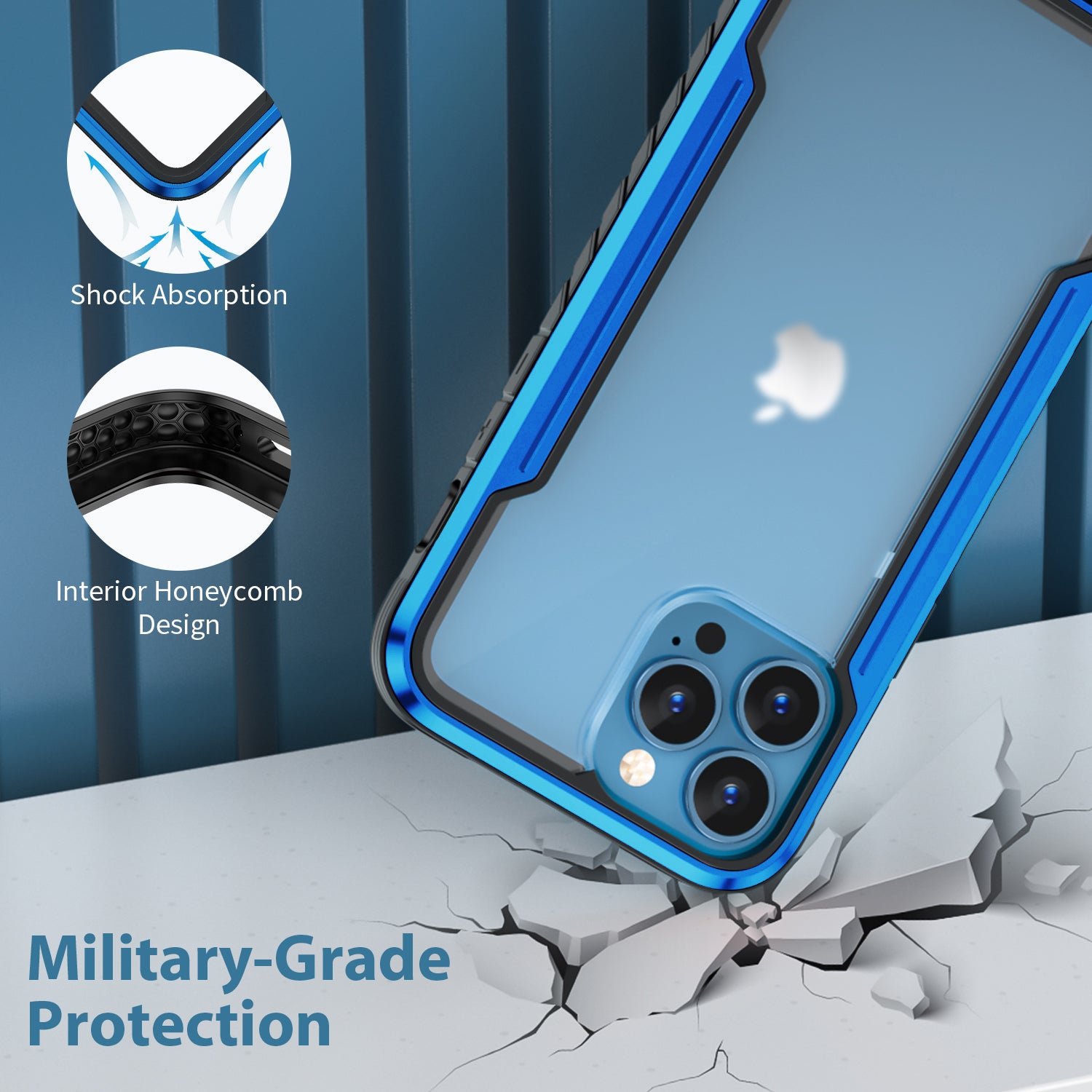 iPhone 14 Pro  Designed Colorful Bumper Full Body Heavy Duty Protection Case