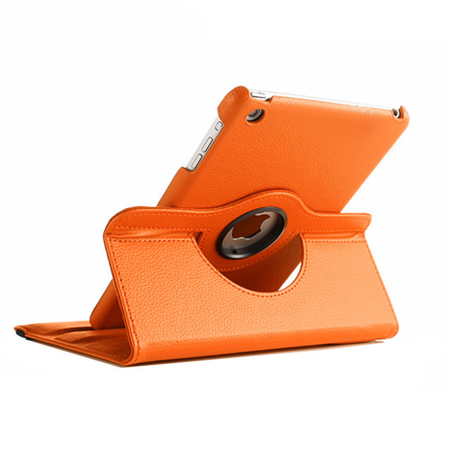 360 Degrees Rotating Leather Standing Case for iPad Mini 4