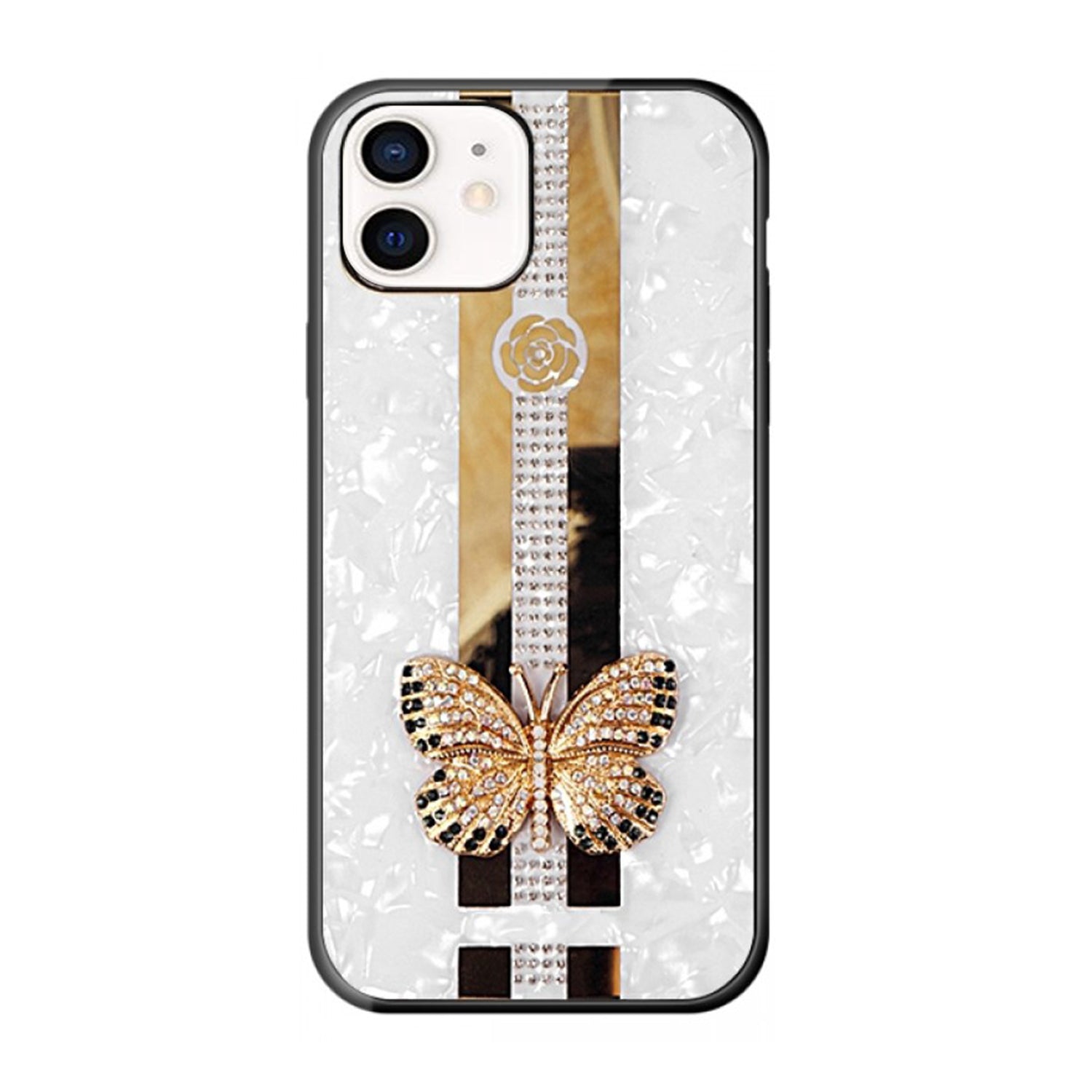 iPhone 12 Mini (5.4") Butterfly Bling Bling TPU Luxury Phone Case