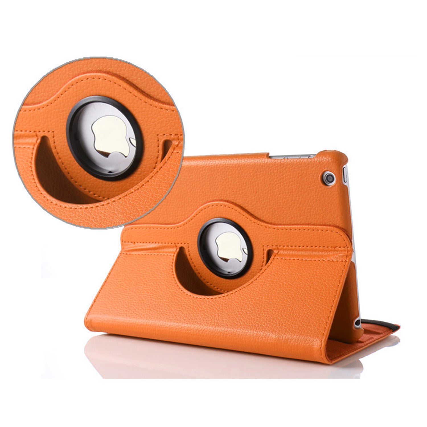 360 Degrees Rotating Leather Standing Case for iPad Mini 3