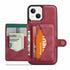 iPhone 14 Plus Magnetic 2 in1  Leather card bag case  and Removable Back Cover