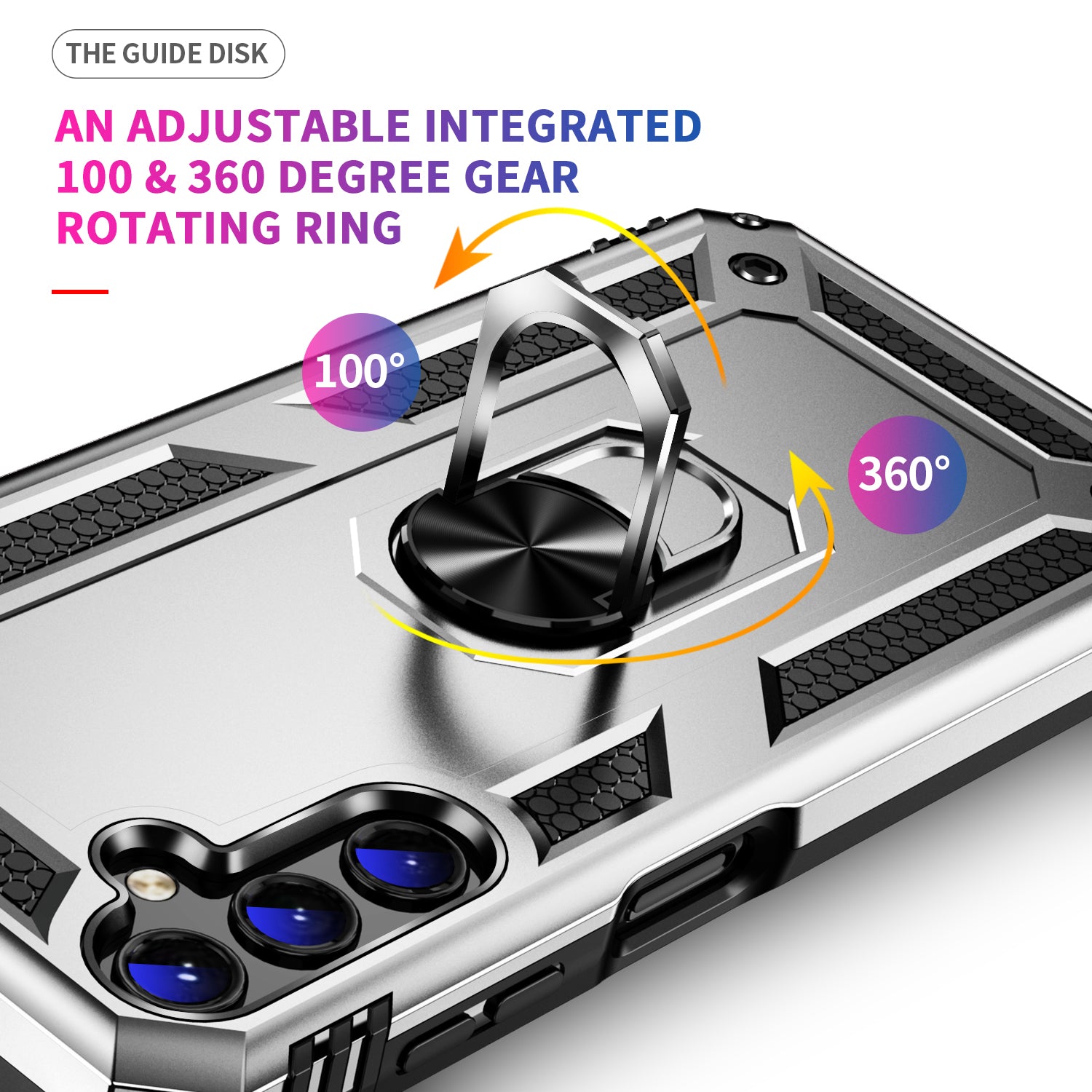 Samsung Galaxy A14 Case Ring Magnetic GPS car mount Phone Holder case